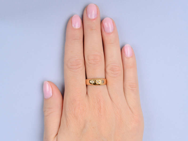 The Stars Align - Diamond Gypsy Set Ring
