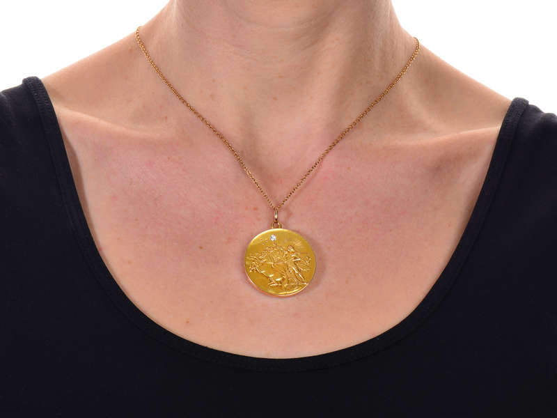 
                      
                        Helios Bringing in the Dawn Antique Locket
                      
                    