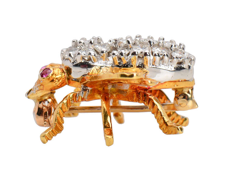 Herbert Rosenthal Diamond Bee Brooch
