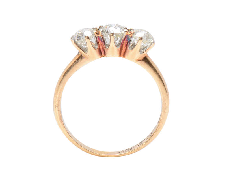 J.R. Wood Three Diamond Trilogy Wedding Ring