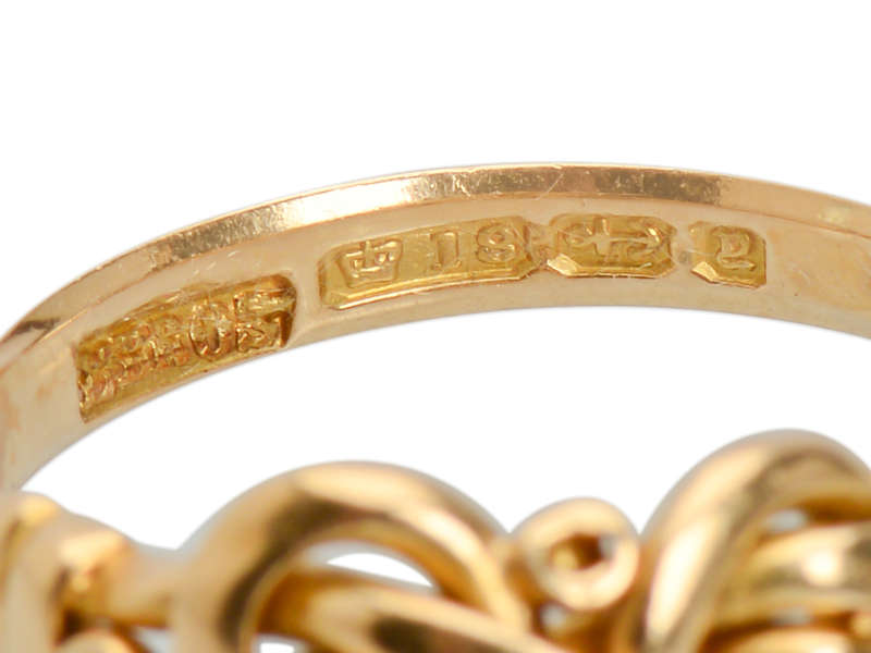 Knot Ring of 18k Gold From 1898