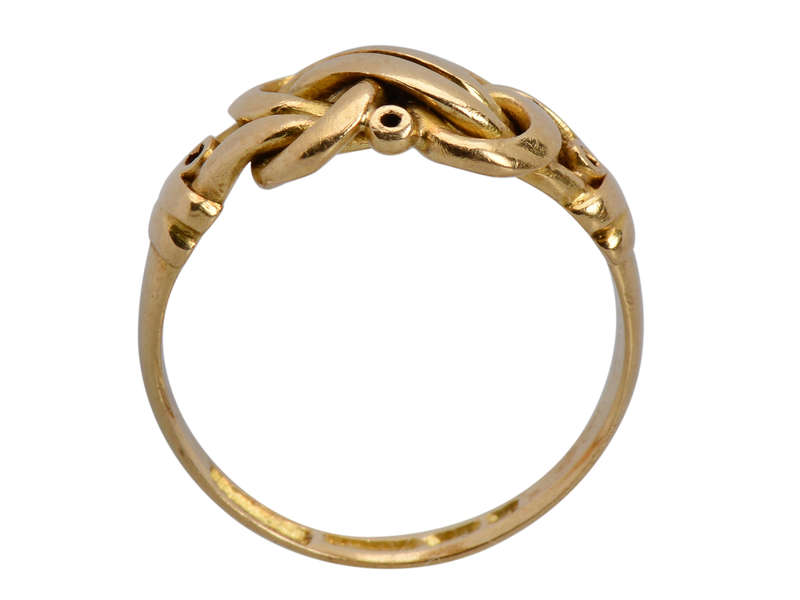 Knot Ring of 18k Gold From 1898