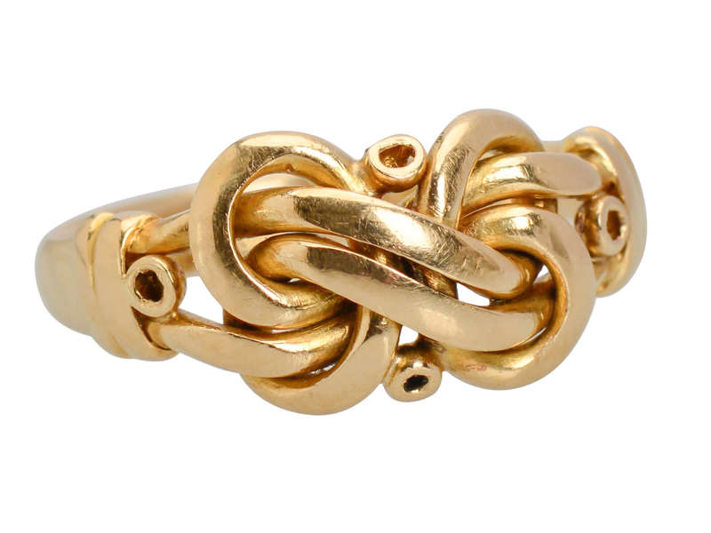 Knot Ring of 18k Gold From 1898