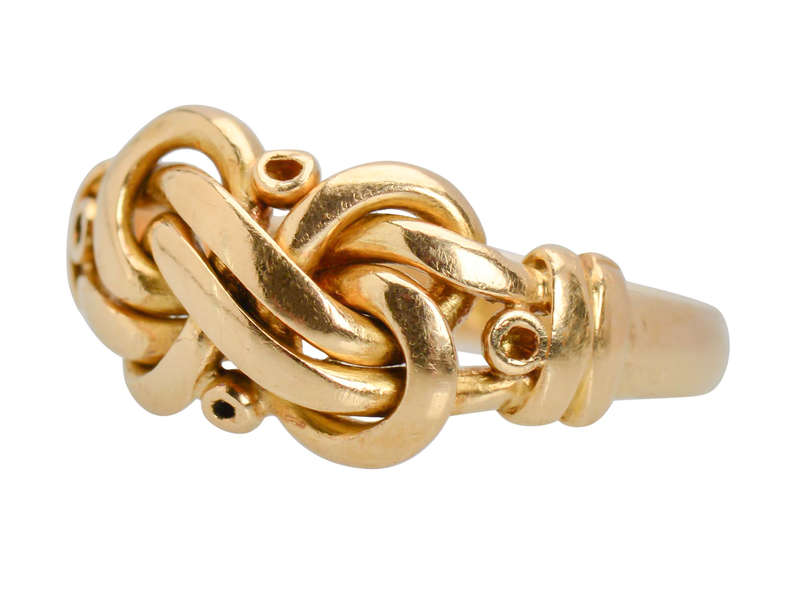 Knot Ring of 18k Gold From 1898