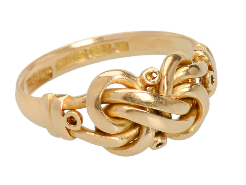 Knot Ring of 18k Gold From 1898