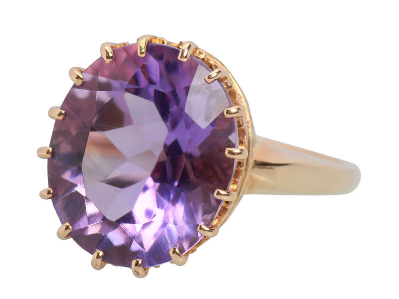 Explosion of Color - Vintage Amethyst Ring