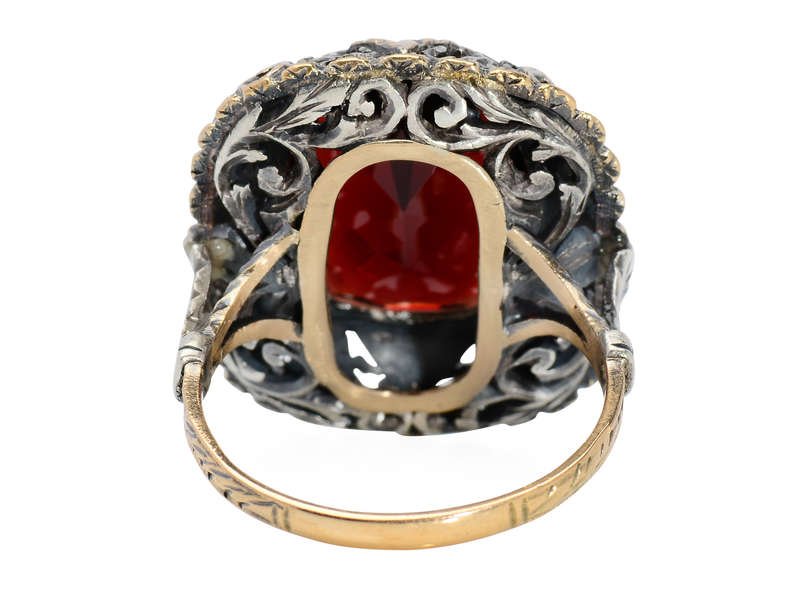 Intensity - Ornate & Grand Garnet Ring