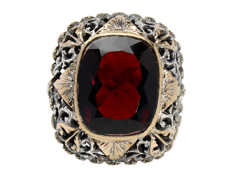 Intensity - Ornate & Grand Garnet Ring