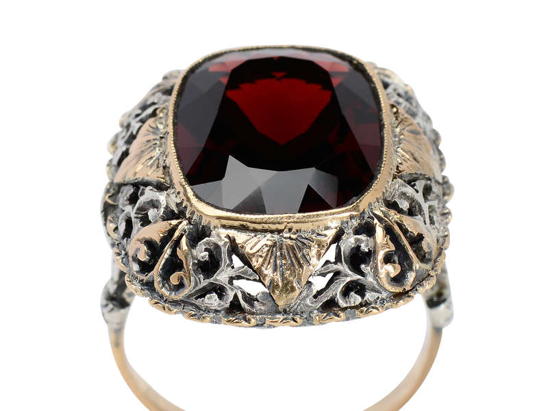 Intensity - Ornate & Grand Garnet Ring
