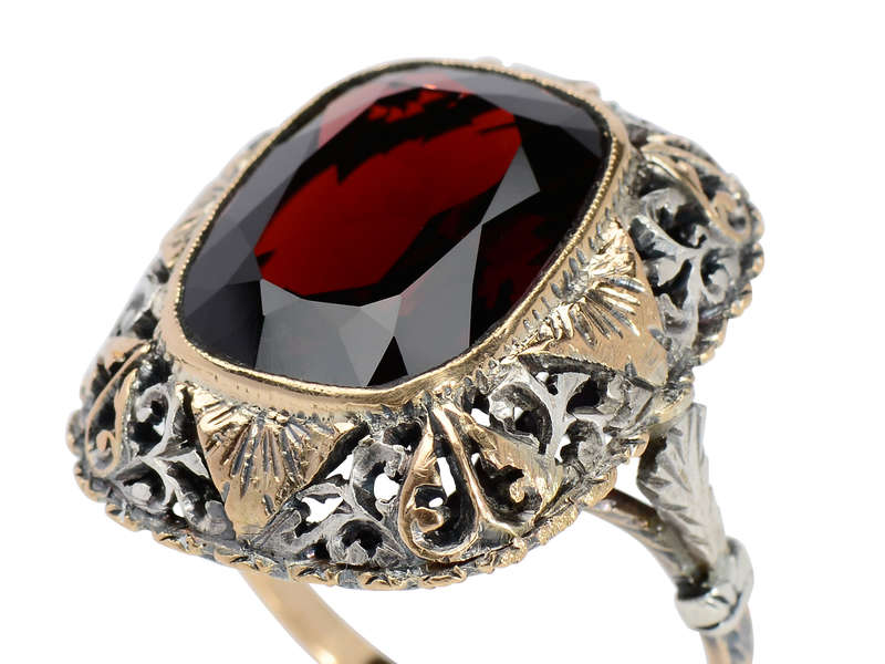 Intensity - Ornate & Grand Garnet Ring