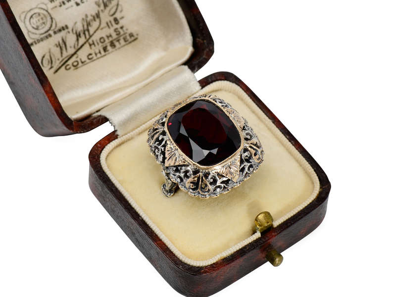 Intensity - Ornate & Grand Garnet Ring