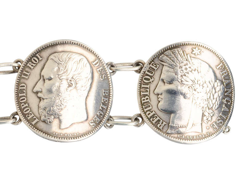 Serious Chic - Weighty Huge Coin Bracelet