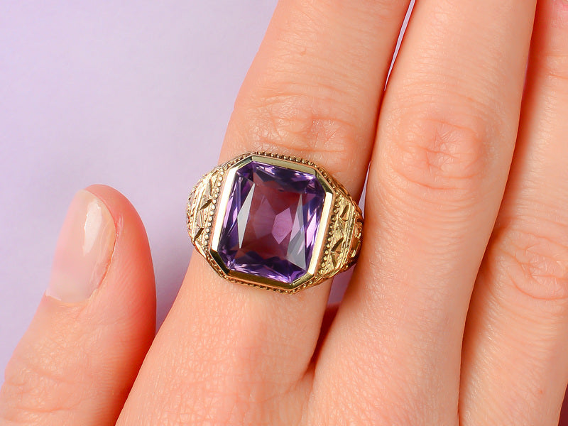 Jungle Gem - Amethyst Ring of 1939