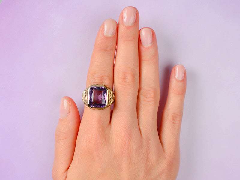 Jungle Gem - Amethyst Ring of 1939