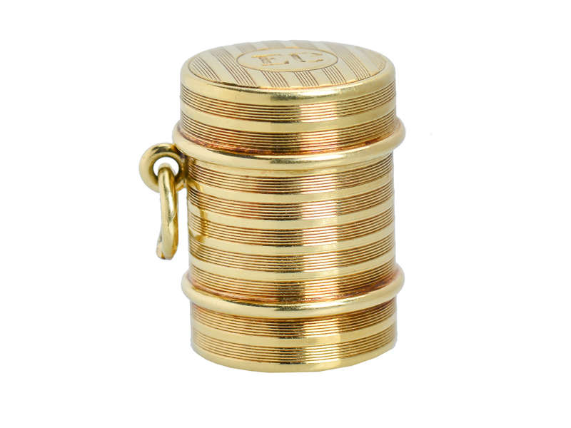 Take A Chance - Liar's Dice Gold Pendant Locket