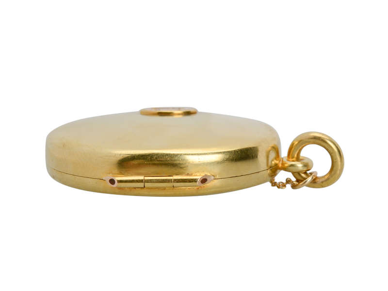 Rare 18k Gold Locket & Working Key