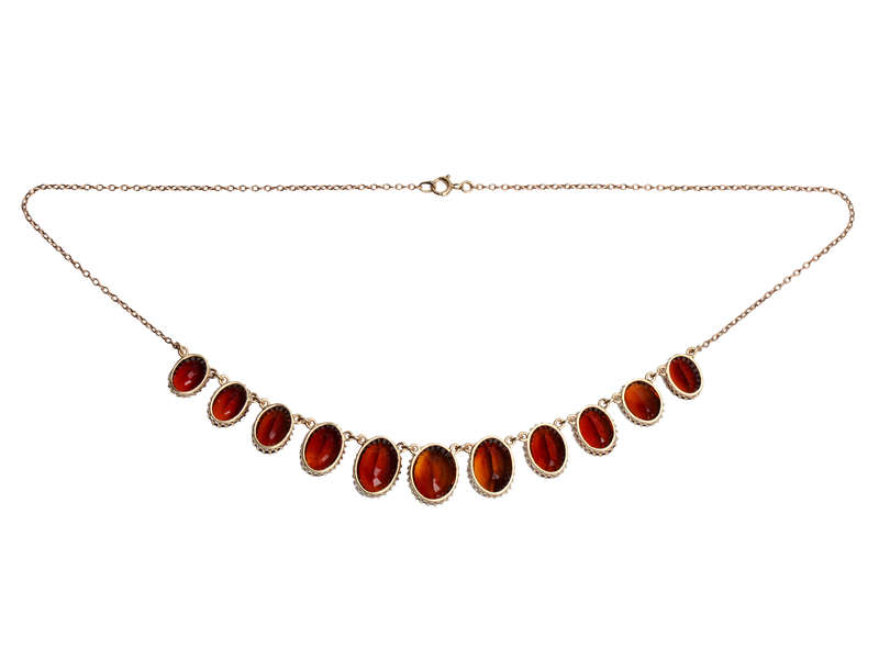 Ring of Fire - Madeira Citrine Necklace