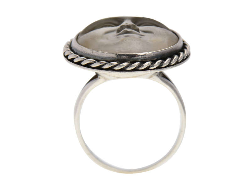 Large Iridescent Man in the Moon Ring