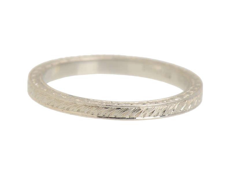 Shreve & Co. Platinum Wedding Band 1917