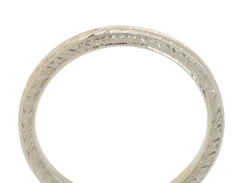Shreve & Co. Platinum Wedding Band 1917