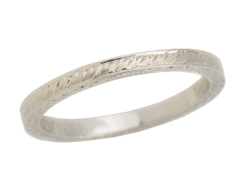 Shreve & Co. Platinum Wedding Band 1917