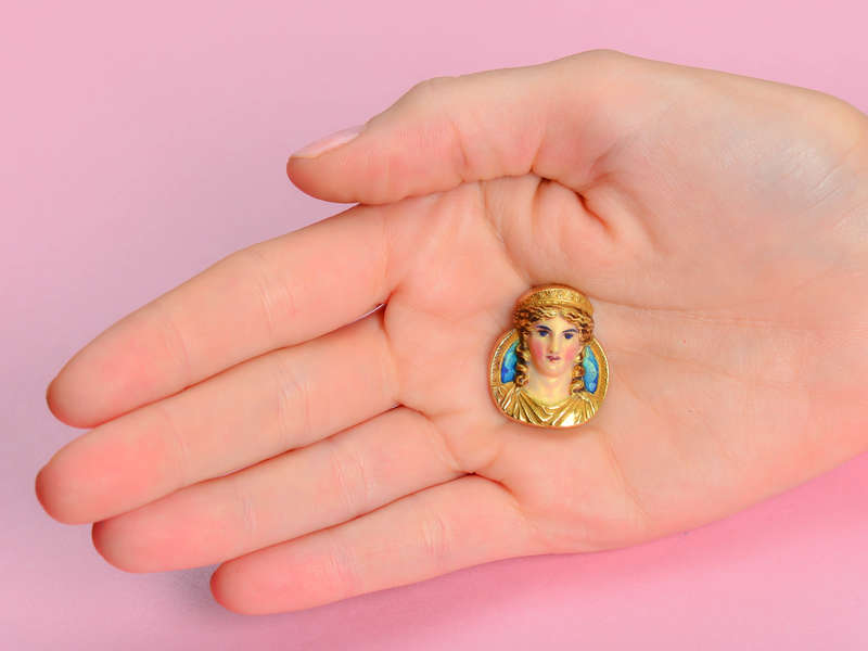 Gods & Goddesses - Dated 1908 Mardi Gras Comus Brooch