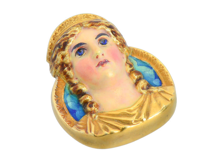 
                      
                        Gods & Goddesses - Dated 1908 Mardi Gras Comus Brooch
                      
                    