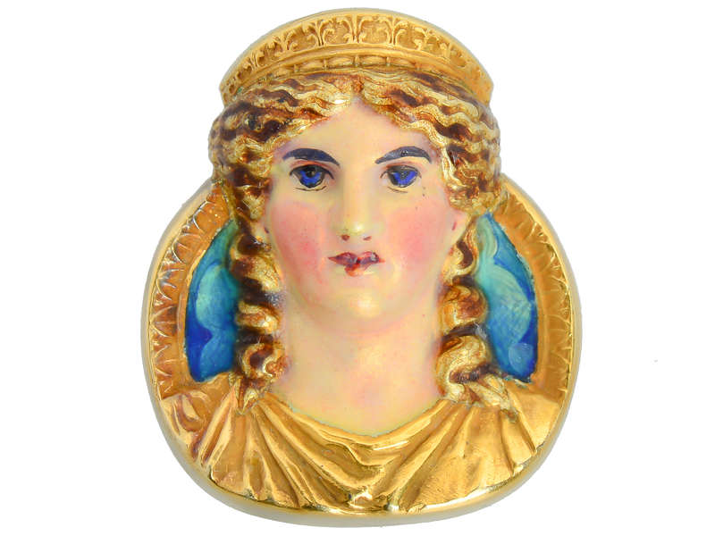 Gods & Goddesses - Dated 1908 Mardi Gras Comus Brooch