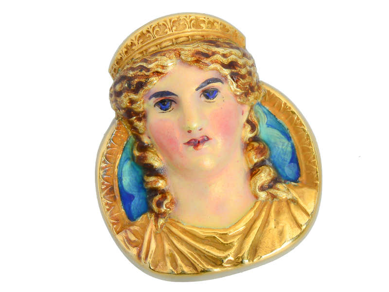 Gods & Goddesses - Dated 1908 Mardi Gras Comus Brooch