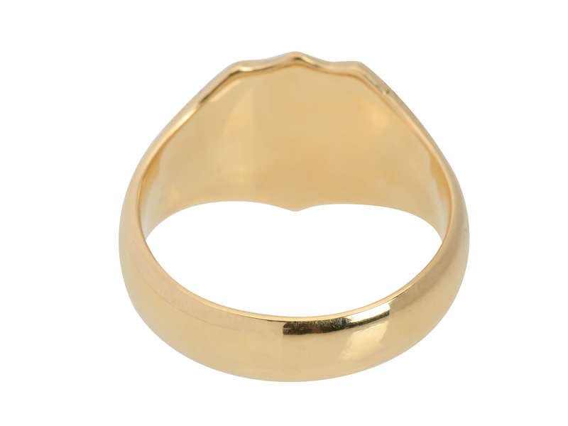 
                      
                        Distinction - Antique 18k Gold Signet Ring of 1907
                      
                    