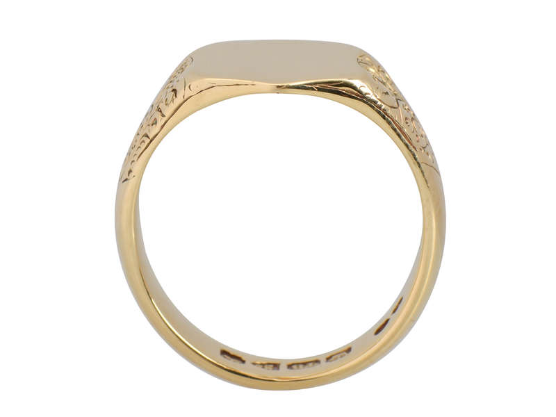 
                      
                        Distinction - Antique 18k Gold Signet Ring of 1907
                      
                    
