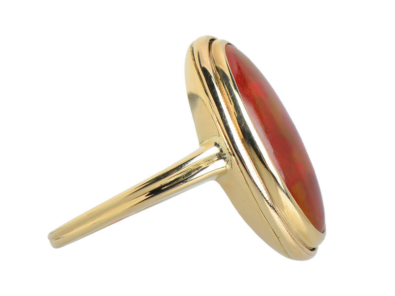 Vintage Mexican Fire Opal Ring