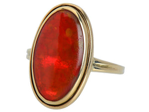 Vintage Mexican Fire Opal Ring