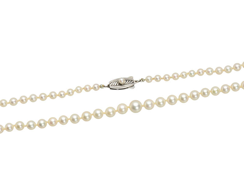 Mikimoto Pearls 21" in Original Box
