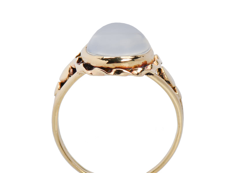 Edwardian Ethereal Blue Moonstone Ring