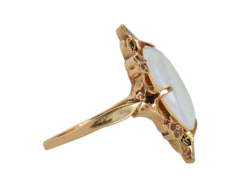 Spiral Galaxy - Opal Antique Ring