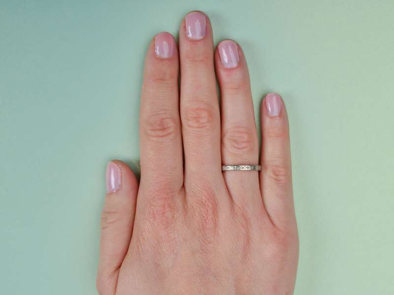 
                      
                        Orange Blossom Wedding Band in 18k
                      
                    