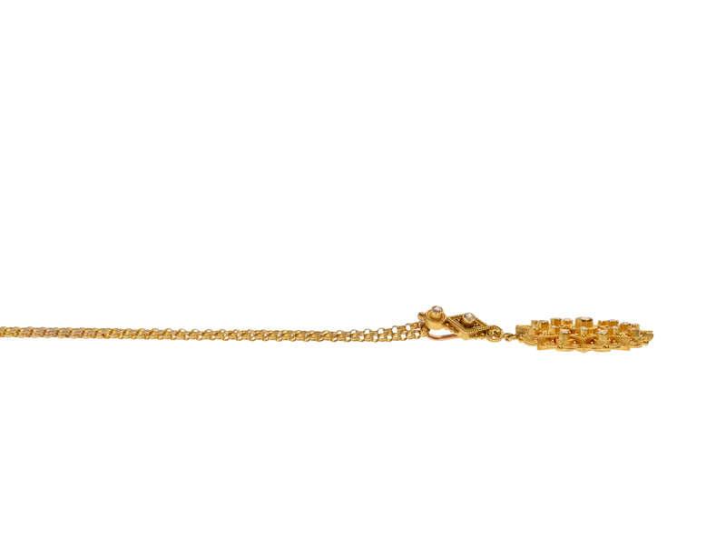 Bead Work - Victorian Diamond Pendant