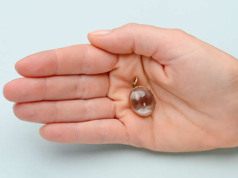 Past & Future - Antique Oval Rock Crystal Locket