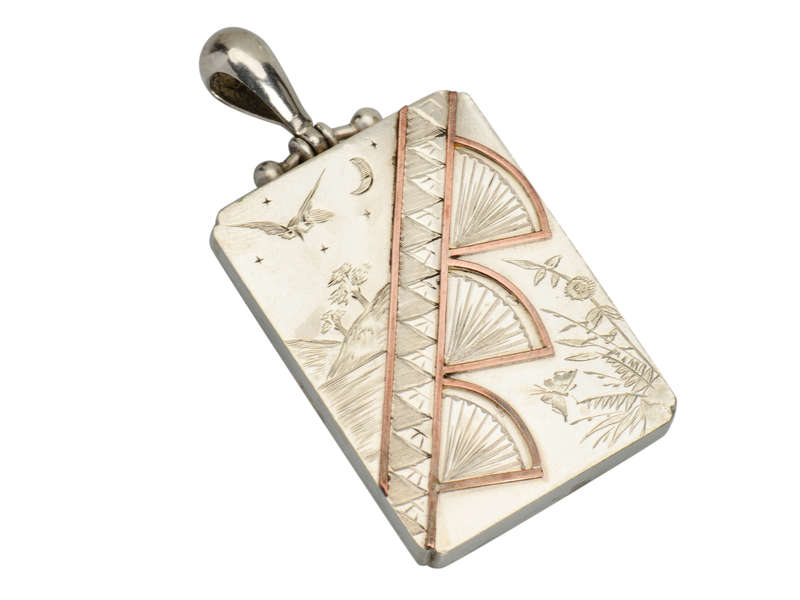 Day & Night Motif Victorian Locket
