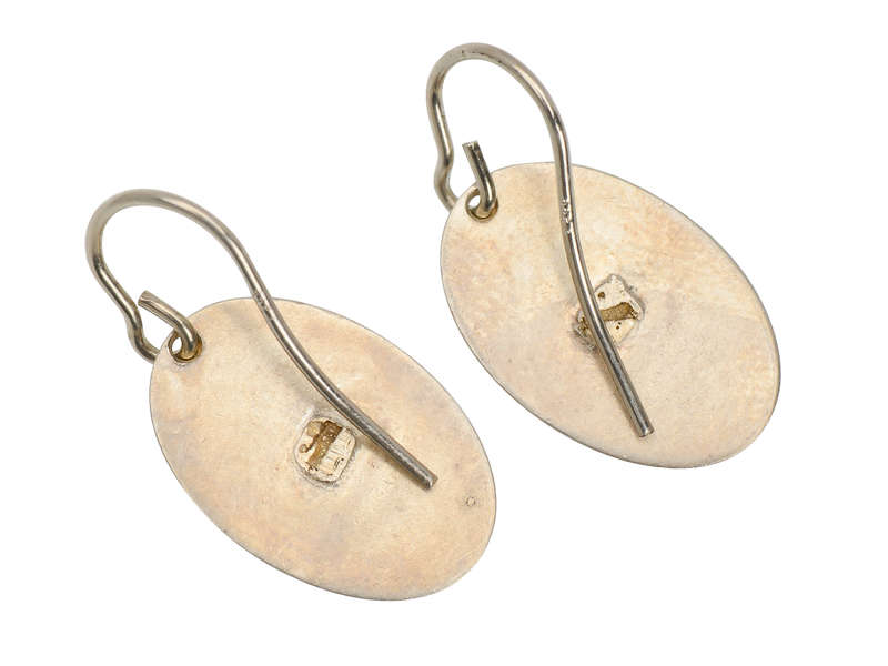 Owl Wise - Vintage Enamel Earrings