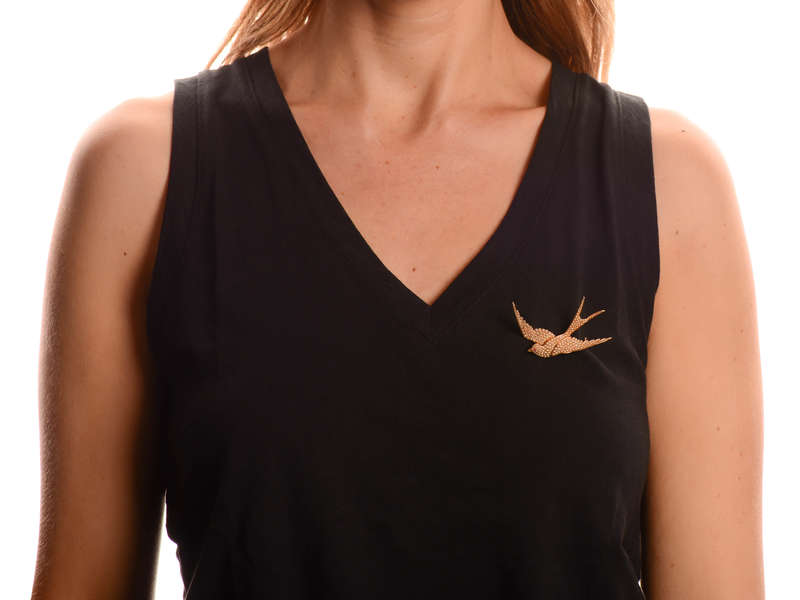 In Flight - Natural Pearl Swallow Brooch