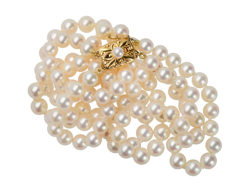 Mikimoto Double Strand of Cultured Pearls