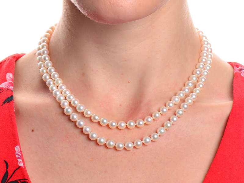 Mikimoto Double Strand of Cultured Pearls