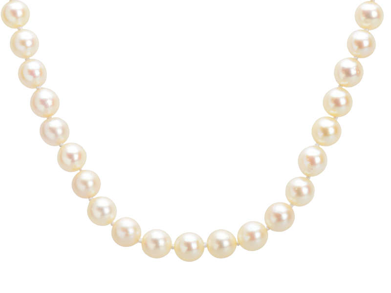 Mikimoto Lustrous Vintage Cultured Pearl Necklace