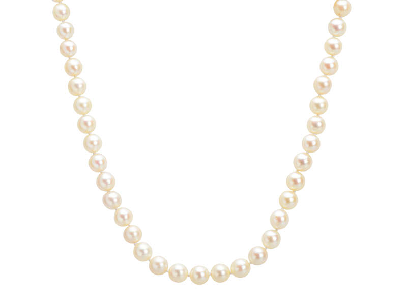 Mikimoto Lustrous Vintage Cultured Pearl Necklace