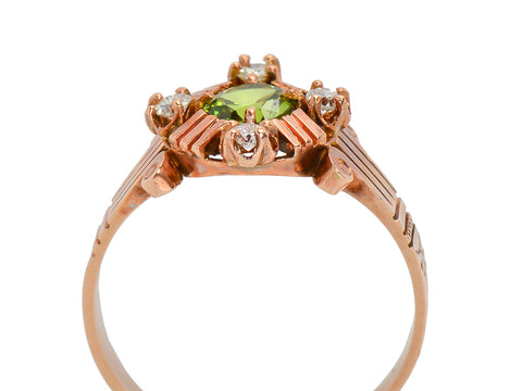 Shades of Victoria - Peridot Diamond Ring