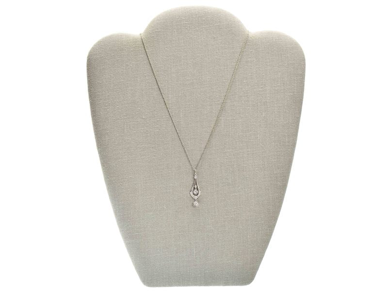 Edwardian c. 1920s Diamond Pendant