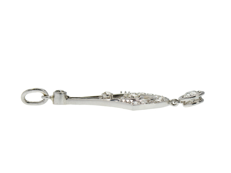 Edwardian c. 1920s Diamond Pendant