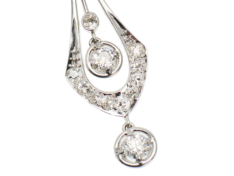Edwardian c. 1920s Diamond Pendant
